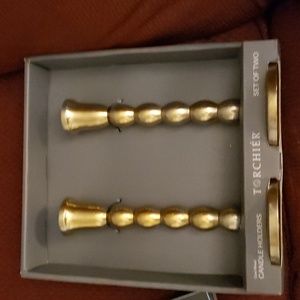 Brass candle sticks